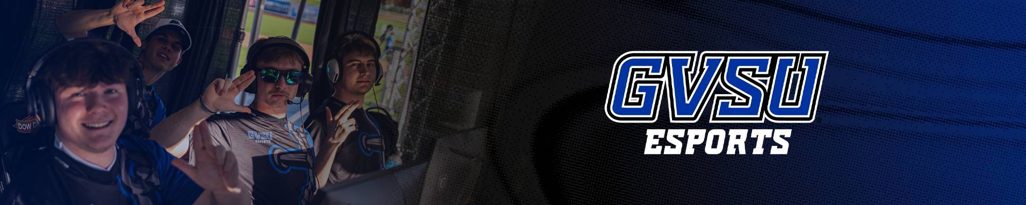 Header image of Laker Esports Club logo and esports club members.